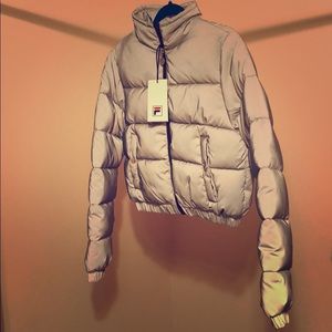 SOLD!! FILA Glow in the Dark Waist Jacket Bomber